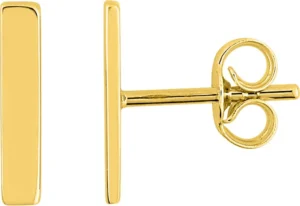 Boucles d'oreilles puces Bo. or 375/1000 jaune