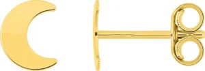 Boucles d'oreilles puces Bo. or 750/1000 jaune