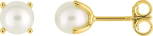 Boucles d'oreilles puces Bo. pe.cult.dou or 375/1000 jaune