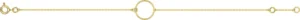 Bracelet avec pierre diamant 0.01ct gh-p1p2 or 750/1000 jaune