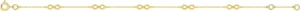 Bracelet motif or 750/1000 jaune