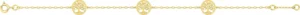 Bracelet motif or 750/1000 jaune