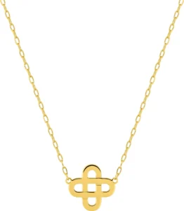 Collier avec pendentif or 750/1000 jaune