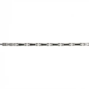 Bracelet phebus acier carbone vert 19.5 et 1.5cm gris