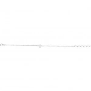 Collier bracelet argent 925 et 2 oxyde de zirconium 42 et 3cm gris rhodié