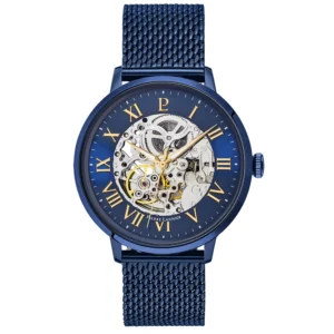 Montre Pierre Lannier Automatic 318B468 Automatique Bleu Milanais