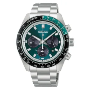 Montre Seiko Prospex Speedtimer HBJ003P1 Solaire Acier Cadran Bleu Canard