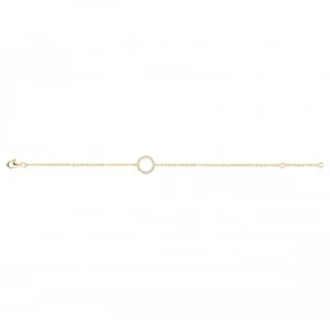 Pendentif plaque bra. or 3 microns jaune. 26 oxydes de zirconium blanc 16 et 3cm plaqué or