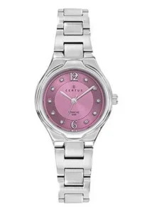 Montre Certus Quartz Femme Argenté Acier Argenté Cadran Rose 641411