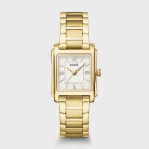 Montre Cluse Anglée Quartz 22.4 mm Doré Cadran Blanc CW16601