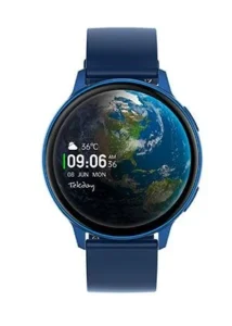 Montre Connectée Tekday Mixte Bleu Silicone Bleu 656540