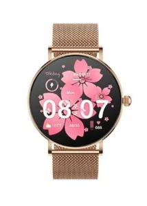 Montre Connectée Tekday Mixte Doré rose Acier Doré rose 656565