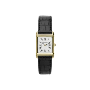 Montre Herbelin Art Déco Quartz Bicolore Cuir Noir 17478P08