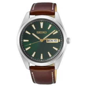 Montre Seiko Discover More Quartz 40.2 mm Cadran Vert SUR449P1