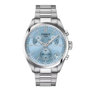 Montre Tissot PR 100 Chronographe Quartz 40 mm Cadran Bleu glace T1504171135100